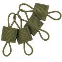 DRŽIAK MONTÁŽNEJ SLUČKY pre MOLLE LASER CUT DOMINATOR 4 ks OLIVE