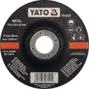 Kovový brúsny kotúč 115x6,0x22 mm YATO