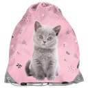 TAŠKA na topánky, športová obuv, ružová, Grey Cat Kitten | Pre dievča