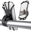 SILNÝ GUMOVÝ DRŽIAK NA BICYKEL PRE MOTOR SMARTFÓNU OTOČENIE 360° až o 6,5
