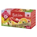 LOVE FRUIT TEEKANNE čaj OVOCNÝ ČAJ, multi-ovocný, 20 Vrecúšok
