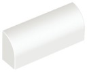 LEGO 6191 BEVER 1x4 okrúhle biele NOVINKA (2g)