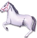 White Horse fóliový balónový kôň 60 cm Narodeniny