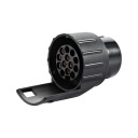 Adaptér na zásuvku prívesu 7/13-pin, plast, 12/24V Orno