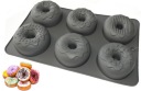 SILIKÓNOVÁ FORMA Formičky na donutové muffiny na donuty donuty s otvorom 6 ks