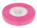 Ozdobná saténová stuha, 12 mm, barbie ružová