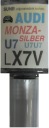 AUDI LX7V U7U7 MONZASILBER LAK ŠKRABANÝ DOTYK