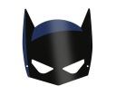 Batman papierové masky na elastickom páse 8 ks.