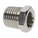 Redukčný závit poniklovaná mosadz, veľkosť kľúča 17, dĺžka 13 mm Olis