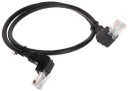 Patchcord RJ45/0,5-KK/B kat.5e čierny 0,5m