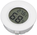 LCD teplomer - rozsah vlhkomeru od -50°C do +110°C, okrúhly, biely, AG195D