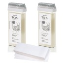 ItalWax 2x depilačný vosk CRYSTAL rolka + pásiky