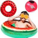 KRUHOVÝ MELÓN NAFUKOVACÍ MATRAC DO VODY NA KÚPANIE 60CM NA PLÁŽ, BAZÉNOVÝ KRUH