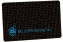 Karta, ktorá blokuje signály NFC a RFID