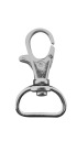 Karabína 20x42mm homárska spona, 5ks, strieborná