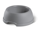 Plastová miska pre psov S, 0,38L, šedá, priem 17 cm,