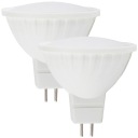 2x LED žiarovka MR16 230V SMD 6W 60W 540LM NEUTRAL
