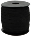 PLETENÁ GUMA Plochá na odevy 1cm 10mm - 10m ČIERNA