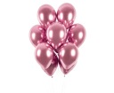 BALÓNKY LESKLÉ CHrómové Rose Gold - 30cm - 10 ks