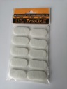 Nábytkové plstené plstené podložky 20x44mm 10ks biele