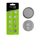 Blister 10x lítiová batéria Green Cell CR1620 lítiové batérie 3V 70mAh 10ks