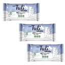 3x Tuli vlhčené obrúsky Voda a Panthenol, olej