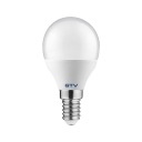 E14 8W LED žiarovka neutrálnej farby, gulička LD-SMNB45B-80