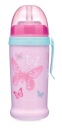 Fľaša na vodu CANPOL, nevylievací pohár s hadičkou, 350ml, 12m+