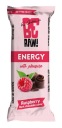 BeRAW! ENERGY Malinová energetická tyčinka v horkej čokoláde 40g