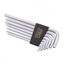 TORX Cr.V 7ks T10,15,20,25,27,30,40 kľúče TORX7