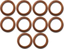10x MEDENÁ PODLOŽKA CU 17x23x1,5 ZÁVIT 3/8''