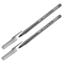 KANCELÁRSKE PERO BIC okrúhle STIC, ČIERNA, 2 ks KRK