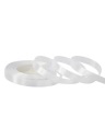Saténová stuha 1,2 cm x 35 y hladká, biela
