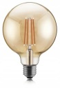 LED žiarovka E27 Filament 8W Edison Decorative G125 ozdobná veľký závit
