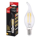 E14 LED žiarovka 4W 470lm 4000K plameňové vlákno