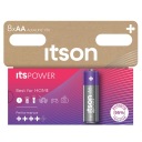 ITSON POWER AA ALKALICKÉ BATÉRIE 8x VEĽMI ÚČINNÉ HRAČKY/NÁRADIE