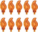 LEGO Flame Ohnivá sviečka Trans Orange 37775 10ks
