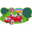 Penová nálepka Mickey Mouse Minnie OZ23506a