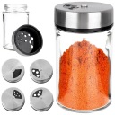 Kuchynská nádoba SPICE so sitkom, sklenené sitko na korenie, 100 ml