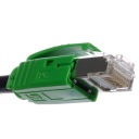 Telegartner Zástrčka s krytom RJ45 6A, zelená
