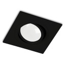 Halogénové svietidlo ROUND CAST ALU BLACK pre LED