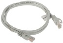 Patchcord RJ45/6/1,0-GREY cat.6 sivý 1m