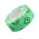 Súdržný obväz Vitammy Autoband, smajlík zelený, 2,5 cm