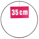 ČIERNY krúžok/ráfik pre lapače snov a makramé 35 cm