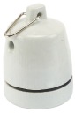 PORCELÁNOVÝ KERAMICKÝ HÁK NA LAMPE E27 VEŠIAK