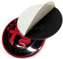 Červený emblém s logom Alfa Rom pre 40 mm riadidlá