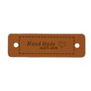 HANDMADE LOVE štítok z ekokože ťavy 2401