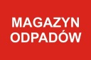 Nie 35 DOSKA NA SKLADOVANIE ODPADU (červená).