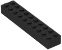 LEGO BEAM 2X10 ČIERNA 3006
