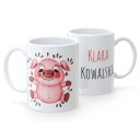 Hrnček Darček do škôlky pre školáka Meno PIG White